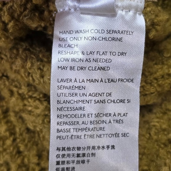 Free People Size XS Finders Keepers V-Neck Sweater Oversized Slouch Athens Moss - Picture 6 of 9